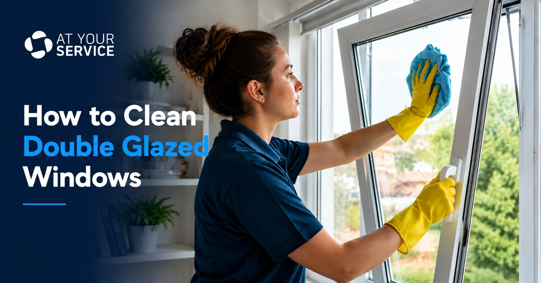 how to clean double glazed windows