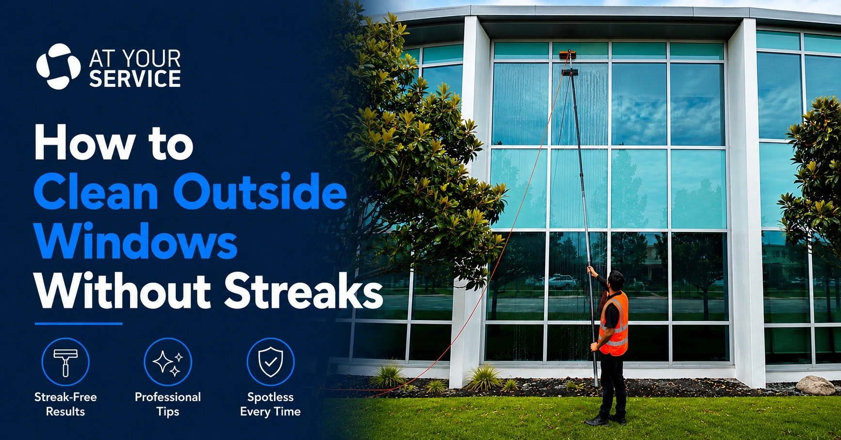 how to clean outside windows