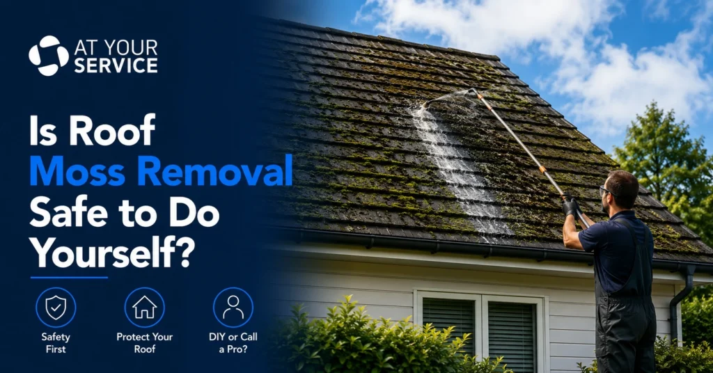 roof moss removal
